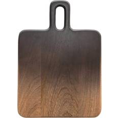 Black Cheese Boards Bloomingville 14" Natural Ombre Mango Wood Cheese Board