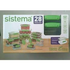 Sistema Food Containers Sistema KLIP IT Accents Collection Clear/Green Food Container