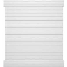 Flags & Accessories Essentials Pro Series Hudson White Vinyl Privacy Fence Panel