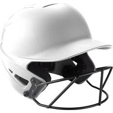 Mizuno F6 Softball Batting Helmet, L/XL, White