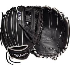 Wilson Baseball Bats Wilson A700 12" Fastpitch Softball Glove Black/White