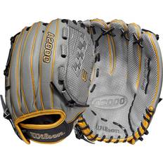 Wilson Baseball Bats Wilson 12.5" V125 A2000 Series Fastpitch Glove, Grey/Gold
