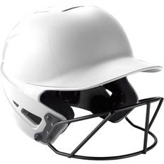 Mizuno F6 Softball Batting Helmet, Small/Medium, White