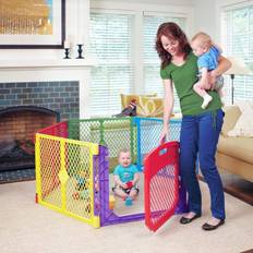 Superyard colorplay ultimate 6 panel baby play yard, made in usa: safe play a