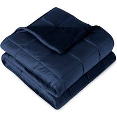 Weight Blankets Bare Home Sensory Fleece Weight Blanket Blue