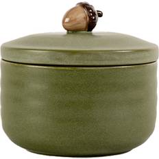 Grønne Kjøkkenoppbevaring Sagaform Ellen Jar With Acorn Kjøkkenoppbevaring