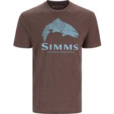Simms Fishing Lures & Baits Simms Wood Trout Fill T-Shirt Men's