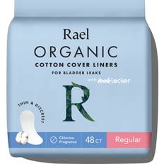 Rael Organic Cotton Cover Liners, For Bladder Leaks, Regular, Count