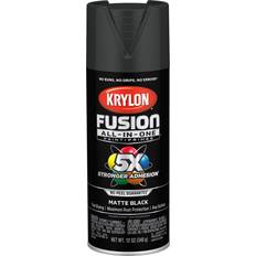 Spray Paints Krylon K02754007 Fusion All-in-One Spray Paint, Black