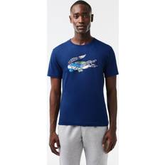 Lacoste Men's SPORT Cotton Jersey T-Shirt Blue