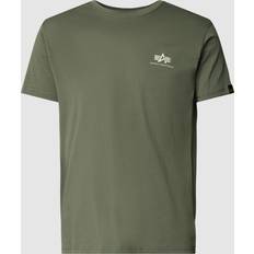 Alpha Industries T-Shirts & Tanktops Alpha Industries Herren T-Shirt Basic Logo Vintage Green