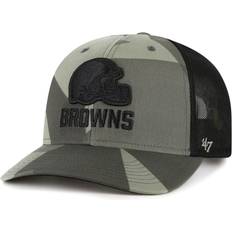 '47 Men's Camo/Black Cleveland Browns Countershade MVP Trucker Snapback Hat