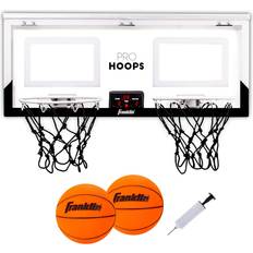 Franklin Basketball Franklin Sports 2-Player Over-The-Door Double Mini Basketball Hoop, Blue