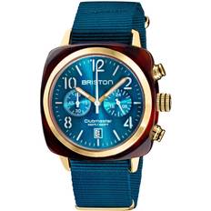 Uhren Briston Clubmaster Classic Acetate Gold Blue