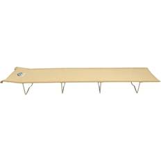 Kamp-Rite Compact Lightweight Economy Cot, Use for Portable Lounge or Bed, Tan, Beig/Green