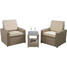 Furniture Furniture One 3 Wicker Bistro Set Armchair