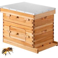 Vevor Greenhouse Accessories Vevor Beehive Box Kit Bee Honey Hive 20