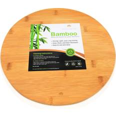 ROYALHOUSE Bamboo Round Chopping Board