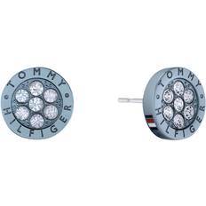 Tommy Hilfiger Øredobber Tommy Hilfiger Crystal Ice Blue Earrings 2780736 Woman Stainless Steel