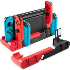 Batteries & Charging Stations Nintendo Switch Charging Dock OLED Model Joy Con Charger Station for Joycon Controller