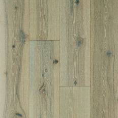 Beige Wood Flooring Shaw Fh820 Exquisite 7-1/2 Wide Wirebrushed Waterproof Engineered Hardwood Flooring