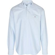 Gant Herre Skjorter Gant Regular Fit Oxford Shirt - Light Blue