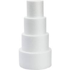 Cake Decorations Juvale 4 Foam Dummies for Tall Wedding Cake Decoration