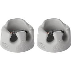 Bumbo Bouncers Bumbo infant soft foam floor seat with 3 point adjustable harness, gray 2 pack