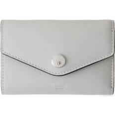 Mulberry Wallets Mulberry Folded Multi-Card Wallet - Pale Grey Micro Classic Grain