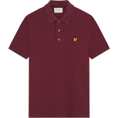 Lyle & Scott Poloshirts Lyle & Scott Plain Polo Shirt - Burgundy