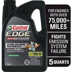 Castrol Motor Oils Castrol 03129C Edge High Mileage 10W-30 Advanced Full