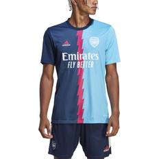 Adidas T-shirts adidas 2023 Arsenal Pre-Match Jersey Navy-Magenta-Sky Rush