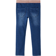 0-1M Hosen Name It Sweat Slim Fit Jeans - Dark Blue Denim (13204428-969010)
