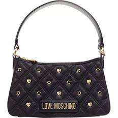 Love Moschino Nylon Eyelets Color Handbag - Black