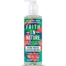 Faith in Nature Handseifen Faith in Nature Handwaschlotion Aloe Vera Teebaum-Extrakt, Verjüngend, Frei Tierversuchen, Ohne SLS 400ml