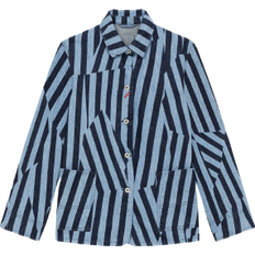 Kenzo Dazzle Stripe Denim Jacket - Blue