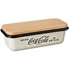 TableCraft Coca-Cola Enamel Butter Dish