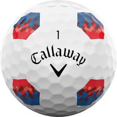 Callaway Chrome Soft Tru Track Golf Balls 1-Dozen Red/Blue