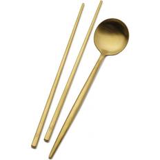 Chopsticks Studio Nova 18.10 Gold Spoonand Chopsticks