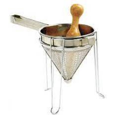 Strainers Norpro 642 steel chinois with rubberwood pestle Strainer