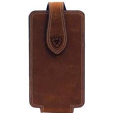 Ariat Large Double Stitch Medium Brown Cell Phone Case