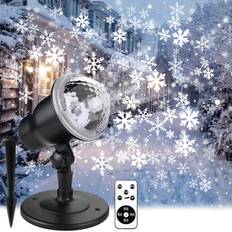 Kid's Room Shakti Projector Outdoor Waterproof Snow Projector with Remote Control for Landscape on Christmas Holiday New Year Birthday Wedding Party Night Light