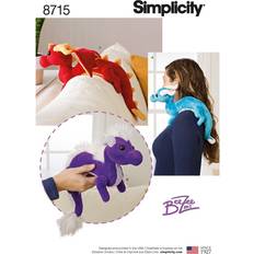 Simplicity One Size Dragon Stuffies Pattern 1 Each
