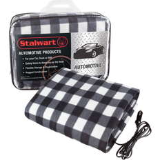 Massage & Relaxation Products Stalwart 12 Volt Plaid Electric Blanket for Car Truck or SUV 12V Heated Throw Blanket