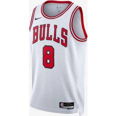 NBA Matchdrakter Nike Zach LaVine White Chicago Bulls Swingman Jersey Association Edition