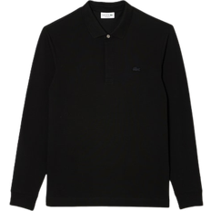 Lacoste Smart Paris Long Sleeve Stretch Polo Shirt - Black