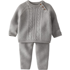 Carter's Baby Organic Cotton Sweater Knit Set 2-piece - Gray Heather