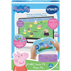 Vtech ABC Smile TV Peppa Pig TV-Lernkonsole, Mehrfarbig