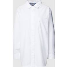 Tommy Hilfiger Damen Hemden Tommy Hilfiger Hemd WW0WW38968 Weiß Oversize