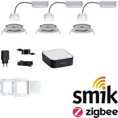 Zigbee Smarte styreenheter Paulmann 5180 smik Gateway EBL Nova TunW Home Pakke Smart Home System 18 W Varmhvid